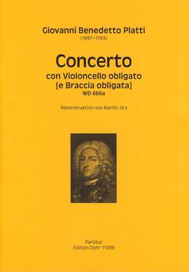 Platti, G B: Concerto con Violoncello obligato WD666a