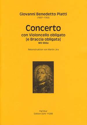 Platti, G B: Concerto con Violoncello obligato WD666a
