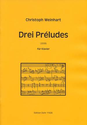 Weinhart, C: Drei Preludes