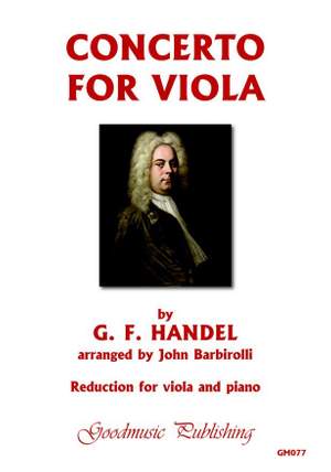 Handel: Concerto For Viola  (transcribed by John Barbirolli)