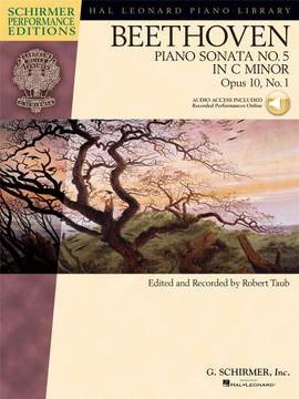 Ludwig Van Beethoven: Piano Sonata No.5 In C Minor Op.10 No.1 (Schirmer Performance Edition)
