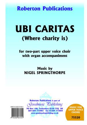 Nigel Springthorpe: Ubi Caritas