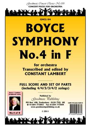 William Boyce: Symphony No.4 in F