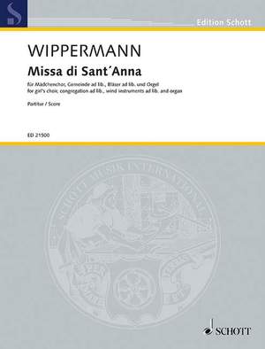Wippermann, R: Missa di Sant´ Anna