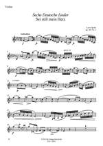 Spohr, L: Six German Songs (Alternative Violin Part) op.103 Product Image