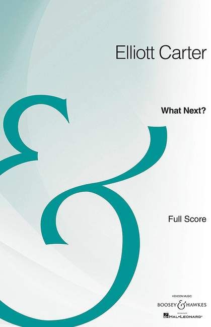 Carter, E: What Next?