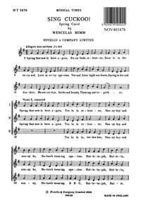 Elizabeth Poston_Wenceslas Mimm: Sing Cuckoo! (Spring Carol)