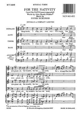 Peter Dickinson: For The Nativity