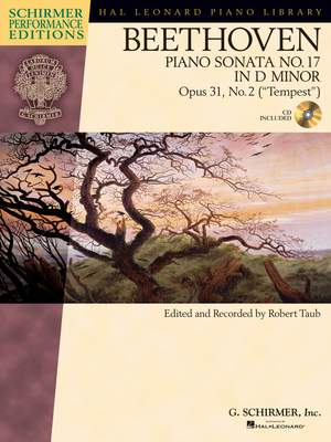 Ludwig Van Beethoven: Piano Sonata No.17 In D Minor Op.31 No.2 "Tempest" (Schirmer Performance Edition)