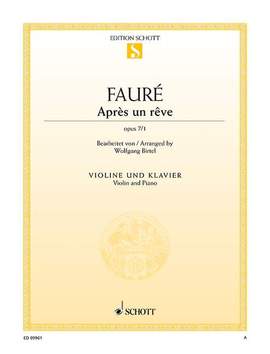 Fauré, G: Après un rêve op. 7/1