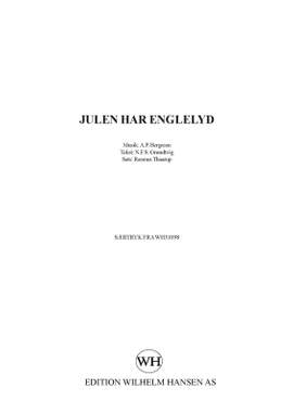 Nikolai F.S. Grundtvig_A.P. Bergreen: julen Har Englelyd