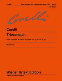 Corelli, A: Trio Sonatas op. 1 und op. 3 Vol. 1