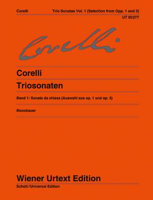 Corelli, A: Trio Sonatas op. 1 und op. 3 Vol. 1