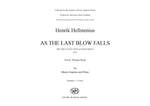 Henrik Hellstenius_Theodor Storm: As The Last Blow Falls Product Image