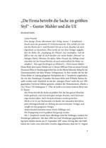 Gustav Mahler. Dirigenten im Gespräch Product Image