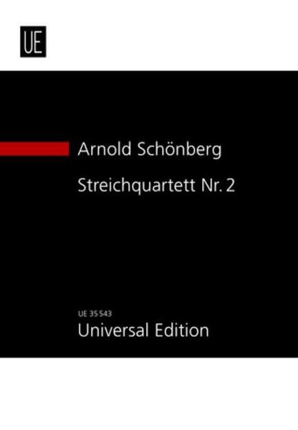 Schoenberg, Arnold: String Quartett Nr. 2 op. 10
