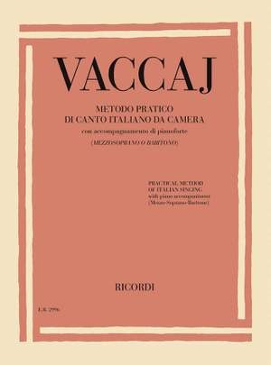 Vaccaj: Metodo Pratico Di Canto Italiano Da Camera