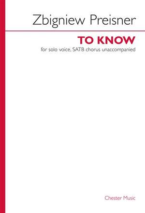 Zbigniew Preisner: To Know