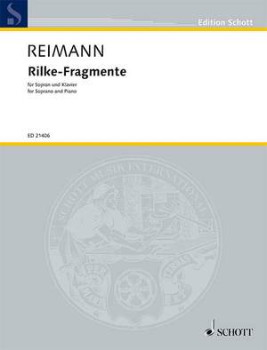 Reimann, A: Rilke-Fragmente