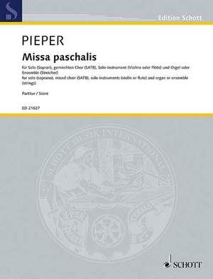 Pieper, A: Missa paschalis