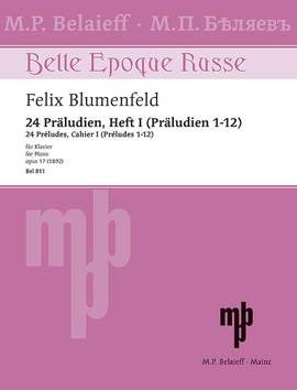 Blumenfeld, F: 24 Präludien op. 17 Issue 1