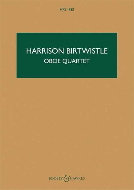 Birtwistle, H: Oboe Quartet