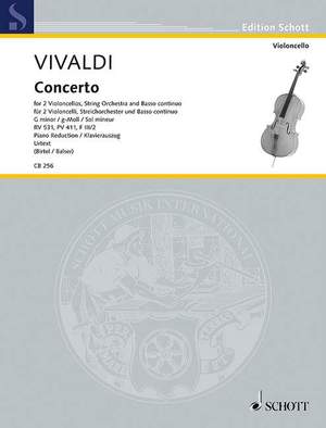 Vivaldi, A L: Concerto G minor RV 531, PV 411, F III/2