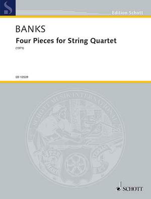 Banks, D: Four Pieces for String Quartet