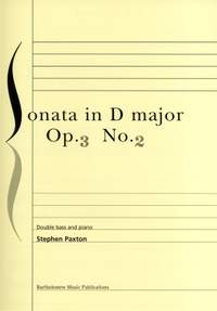 Stephen Paxton: Sonata In D Op.3 No.2 - Double Bass