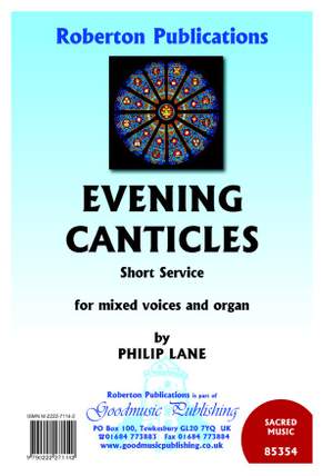 Lane, Philip: Evening Canticles (Short Service)