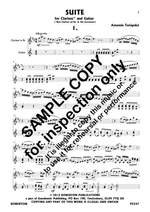 Tucapsky, Antonin: Suite For Clarinet And Guitar Product Image