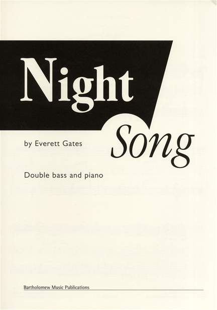 Everett Gates: Night Song