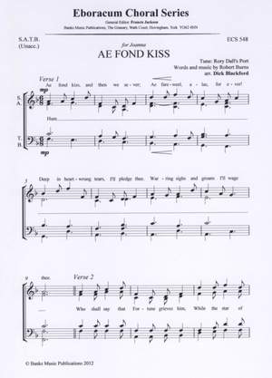 Burns, Robert: Ae Fond Kiss
