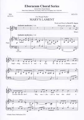 Jepson, David W.: Mary's Lament