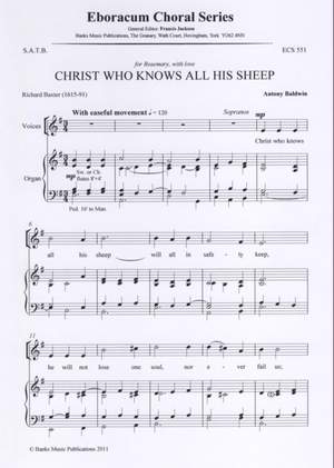 Baldwin, Antony: Christ Who Knows All His Sheep