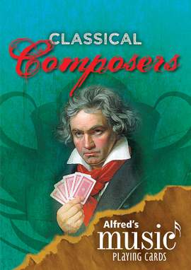 Alfred's Music Playing Cards: Classical Composers (1 Pack)