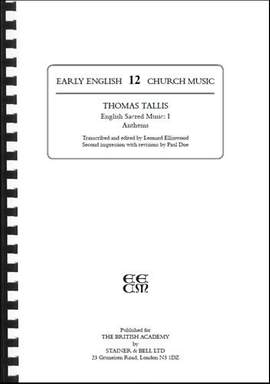 Tallis, Thomas: English Sacred Music I: Anthems