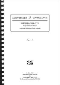 Tye, Christopher: English Sacred Music