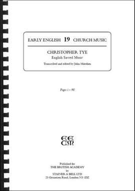 Tye, Christopher: English Sacred Music