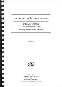 Mundy, John: Latin Antiphons and Psalms