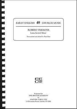 Parsons, Robert: Latin Sacred Music
