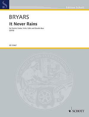 Bryars, G: It Never Rains