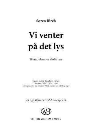 Søren Birch: Vi Venter På Det Lys