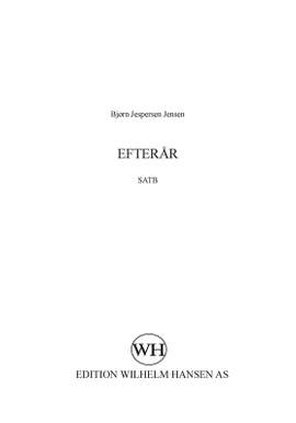 Bjørn Jespersen: Efterår
