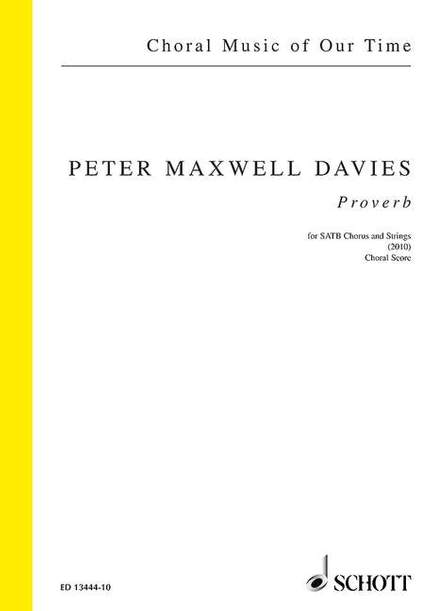 Maxwell Davies: Proverb