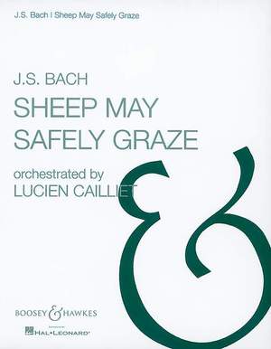 Bach, J S: Sheep May Safely Graze