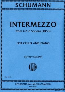Schumann, R: Intermezzo from F-A-E Sonata