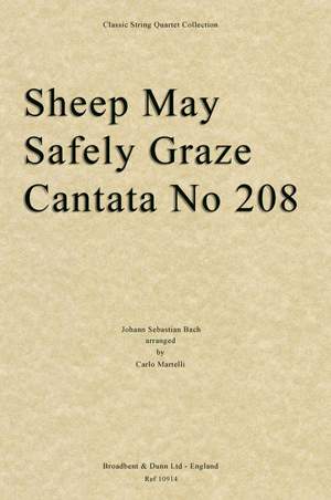 Bach, Johann Sebastian: Sheep May Safely Graze, Cantata No. 208