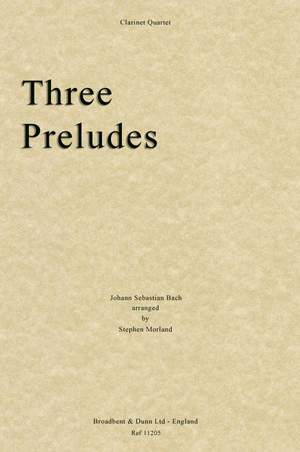 Bach, Johann Sebastian: Three Preludes