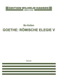 Bo Holten_Johann Wolfgang von Goethe: Römische Elegie V